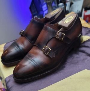 John Lobb 'William' Double Monk Shoes